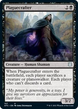 0107 Plaguecrafter U Commander: Adventures in the Forgotten Realms