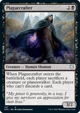 0107 Plaguecrafter U Commander: Adventures in the Forgotten Realms