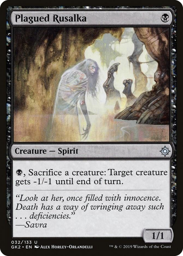 0032 Plagued Rusalka U Ravnica Allegiance: Guild Kits