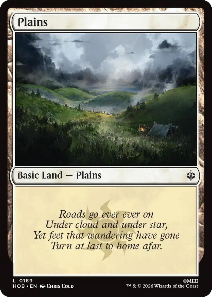 Plains (0189) #189 L - The Hobbit Pokemon card