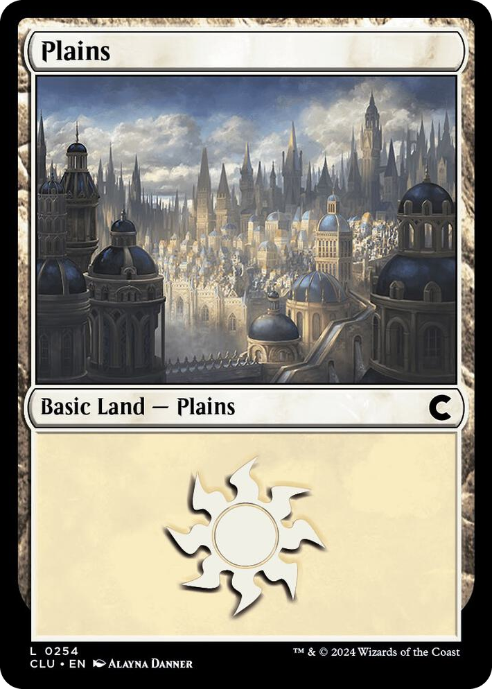 0254 Plains (0254) L Ravnica: Clue Edition