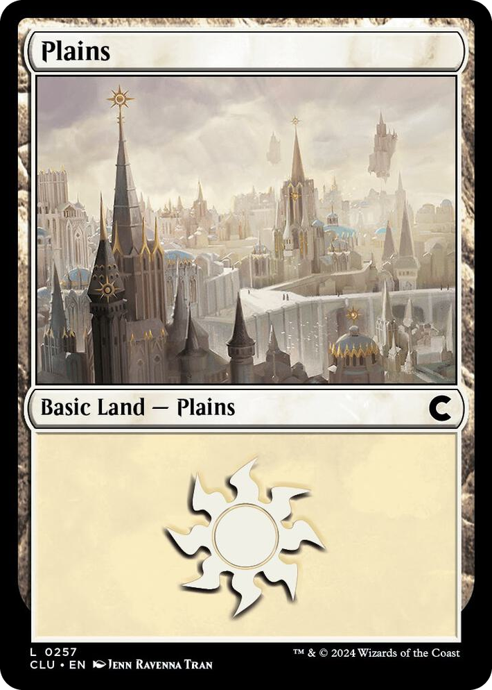 0257 Plains (0257) L Ravnica: Clue Edition