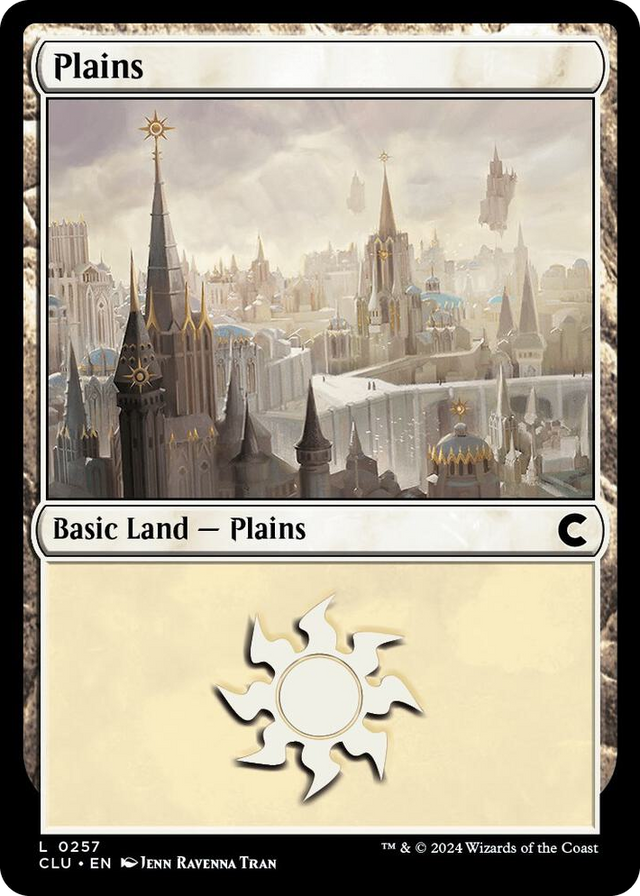 0257 Plains (0257) L Ravnica: Clue Edition