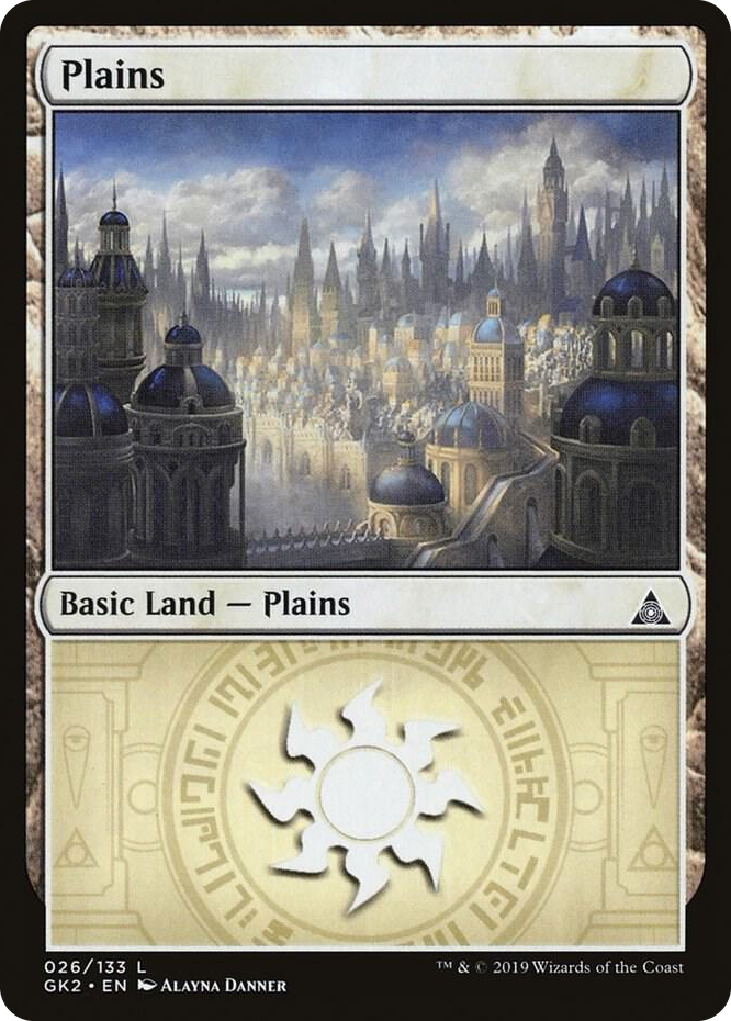 0026 Plains (026) L Ravnica Allegiance: Guild Kits