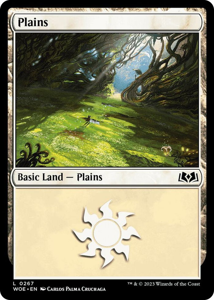 Plains (0267) #267 L - Wilds of Eldraine Pokemon card