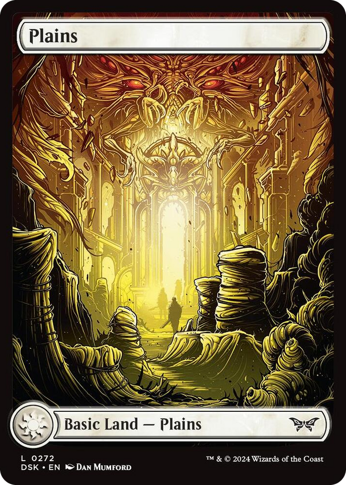 Plains (0272) - Full Art #272 L - Duskmourn: House of Horror Pokemon card