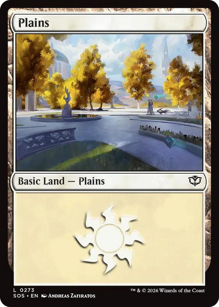 Plains (0273) #273 L - Secrets of Strixhaven Pokemon card