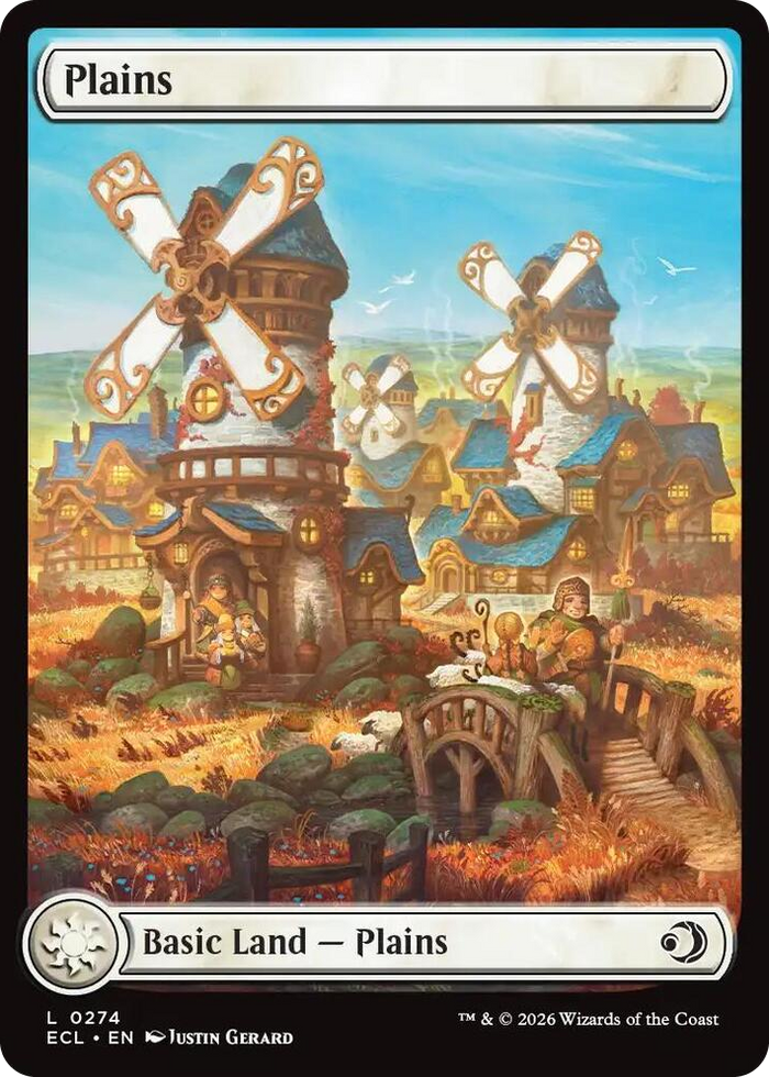 Plains (0274) #274 L - Lorwyn Eclipsed Pokemon card