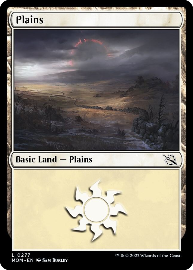Plains (0277) #277 L - March of the Machine Pokemon card
