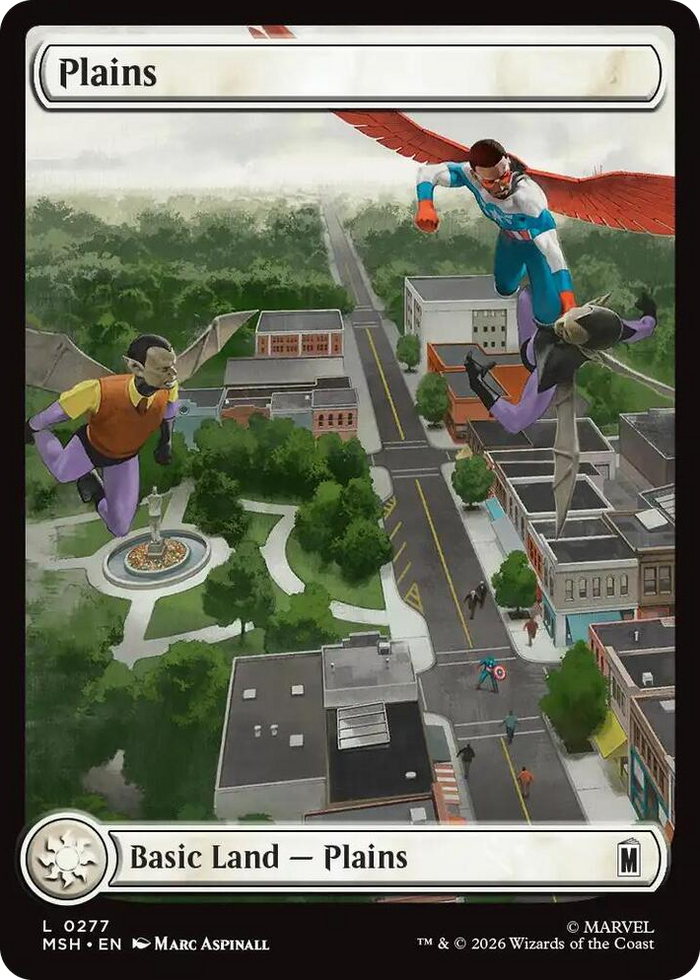 Plains (0277) #277 L - Marvel Super Heroes Pokemon card