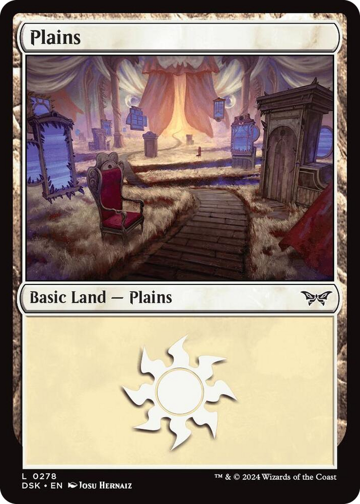 Plains (0278) #278 L - Duskmourn: House of Horror Pokemon card