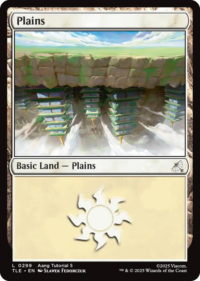 Plains (0299) #299 L - The Last Airbender: Eternal-Legal Pokemon card