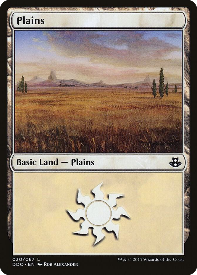 0030 Plains (030) L Duel Decks: Elspeth vs. Kiora
