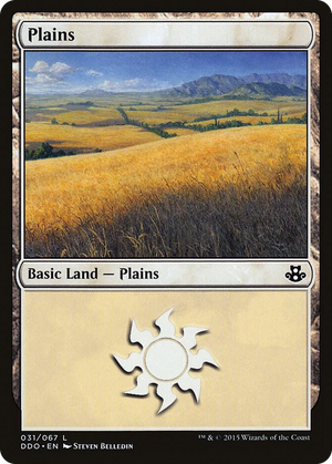 0031 Plains (031) L Duel Decks: Elspeth vs. Kiora