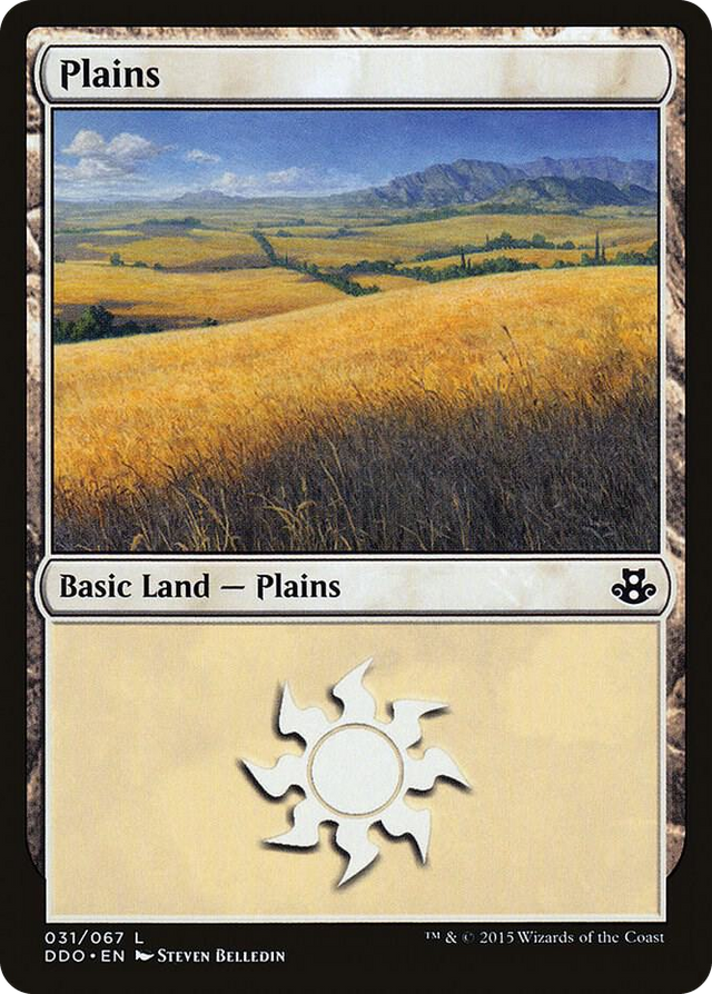 0031 Plains (031) L Duel Decks: Elspeth vs. Kiora