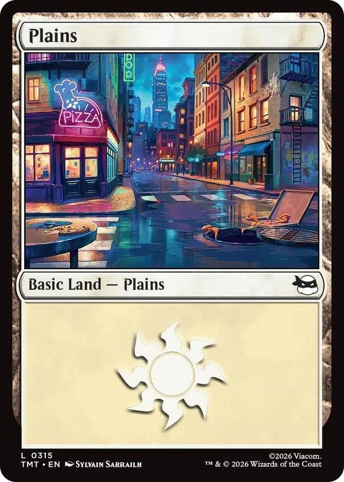 Plains (0315) #315 L - Teenage Mutant Ninja Turtles Pokemon card