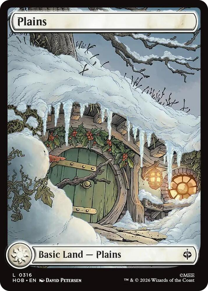 Plains (0316) #316 L - The Hobbit Pokemon card