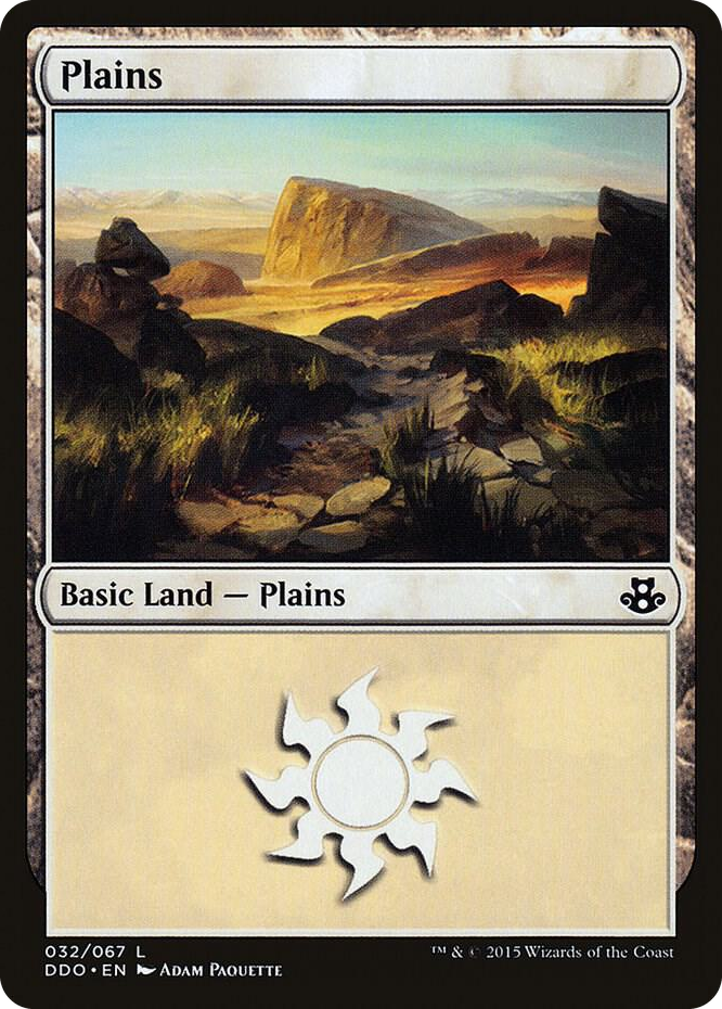 0032 Plains (032) L Duel Decks: Elspeth vs. Kiora