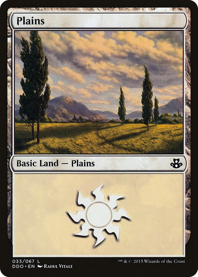 0033 Plains (033) L Duel Decks: Elspeth vs. Kiora
