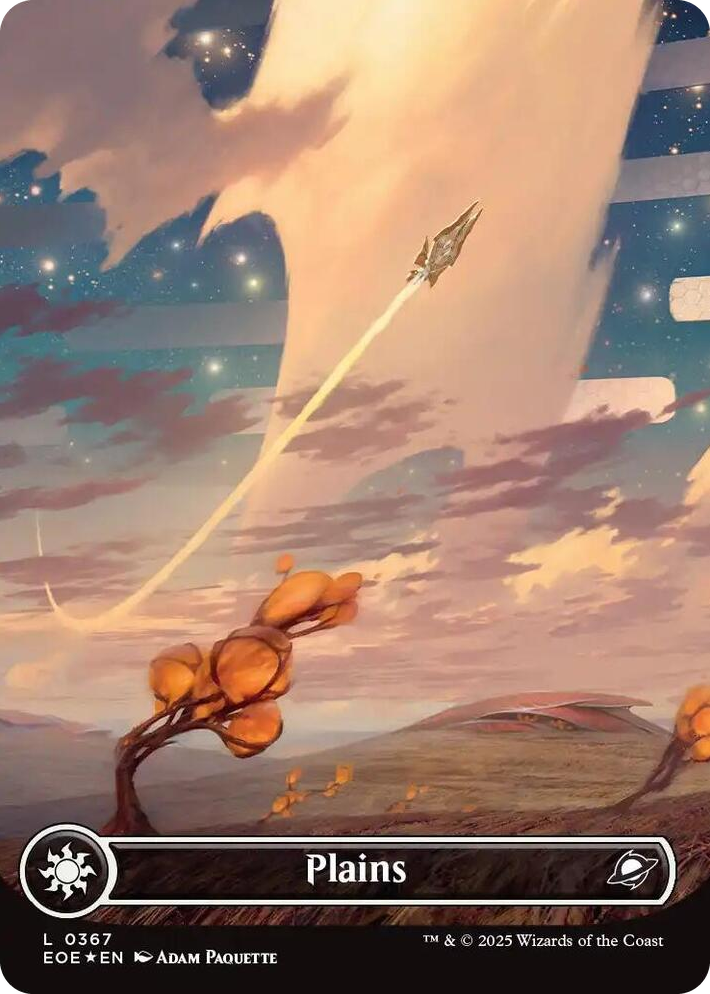 0367 Plains (0367) (Borderless) (Galaxy Foil) L Edge of Eternities