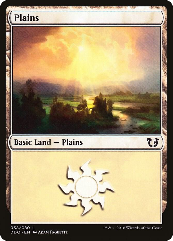 Plains (038) #38 L - Duel Decks: Blessed vs. Cursed Pokemon card