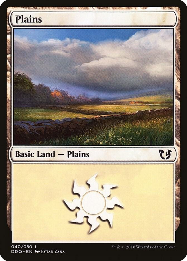 0040 Plains (040) L Duel Decks: Blessed vs. Cursed