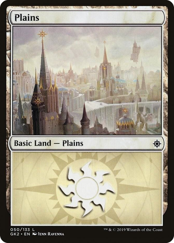 0050 Plains (050) L Ravnica Allegiance: Guild Kits