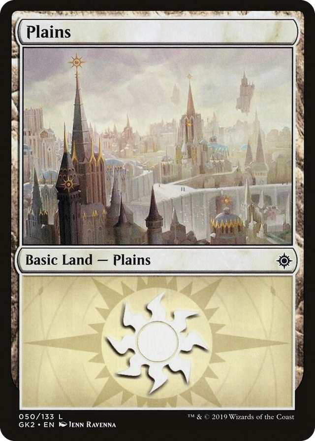 0050 Plains (050) L Ravnica Allegiance: Guild Kits
