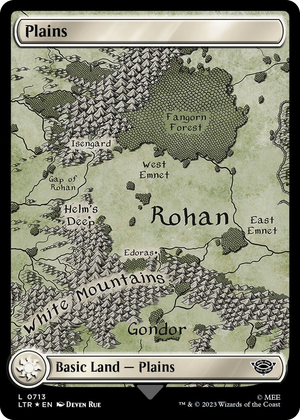 0713 Plains (0713) (Surge Foil) L Universes Beyond: The Lord of the Rings: Tales of Middle-earth