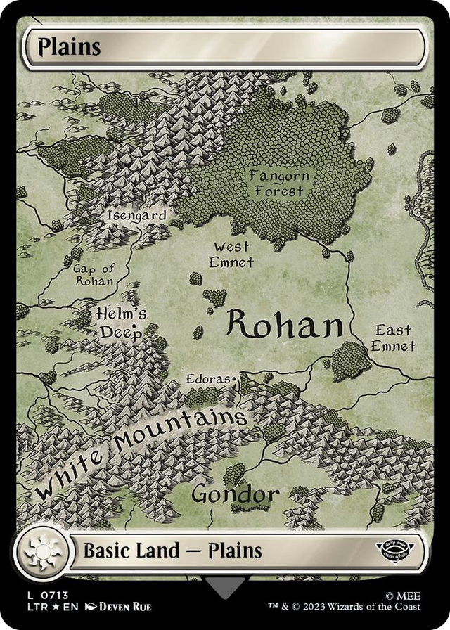 0713 Plains (0713) (Surge Foil) L Universes Beyond: The Lord of the Rings: Tales of Middle-earth