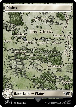0714 Plains (0714) (Surge Foil) L Universes Beyond: The Lord of the Rings: Tales of Middle-earth