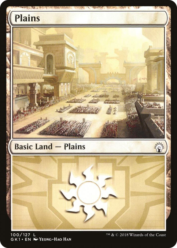 0100 Plains (100) L Guilds of Ravnica: Guild Kits
