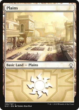 0100 Plains (100) L Guilds of Ravnica: Guild Kits