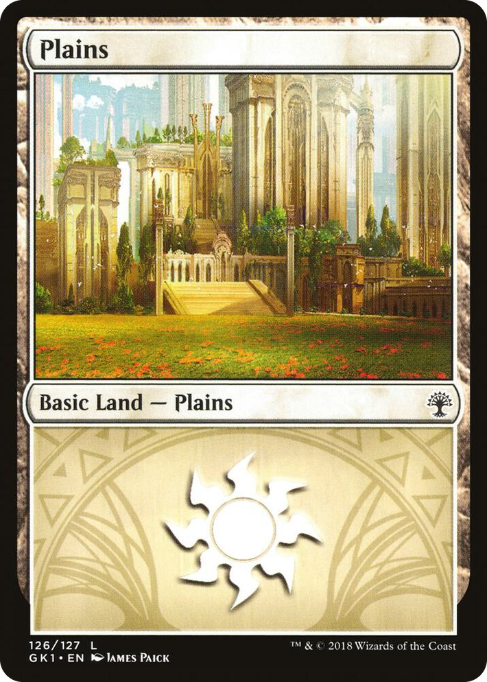 0126 Plains (126) L Guilds of Ravnica: Guild Kits
