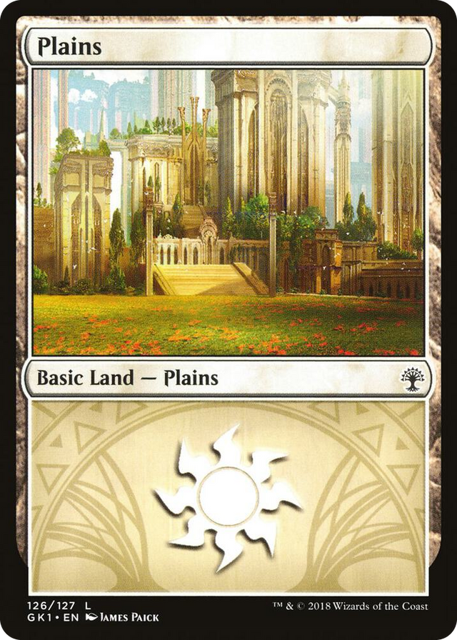 0126 Plains (126) L Guilds of Ravnica: Guild Kits