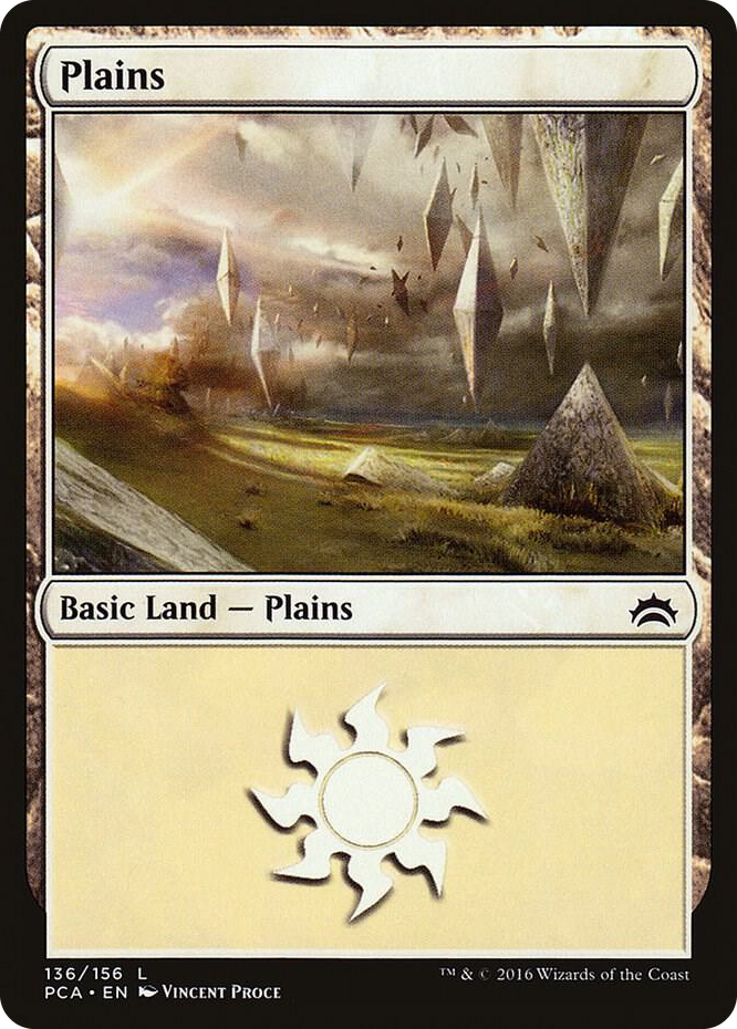 Plains (136) #136 L - Planechase Anthology Pokemon card
