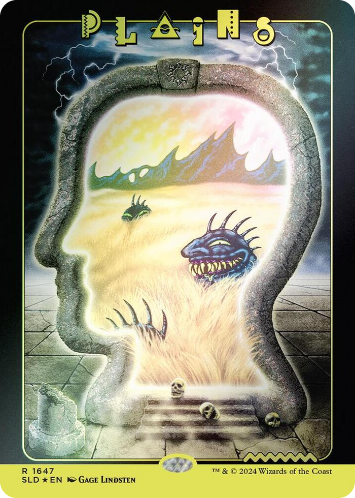 Plains (1647) (Rainbow Foil) #1647 R - Secret Lair Drop Series Pokemon card