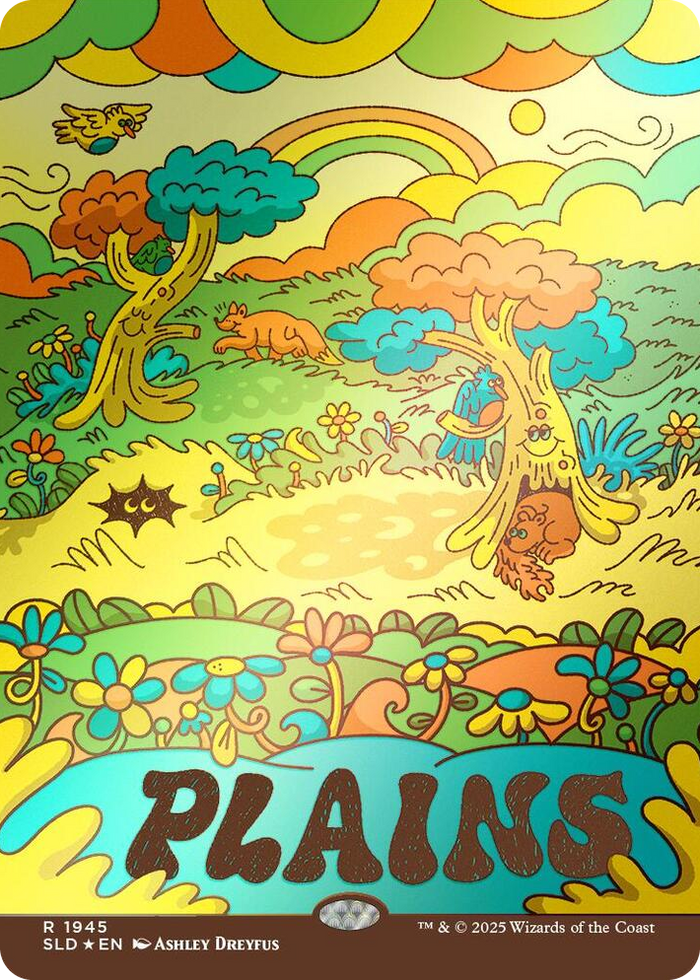 Plains (1945) (Rainbow Foil) #1945 R - Secret Lair Drop Series Pokemon card