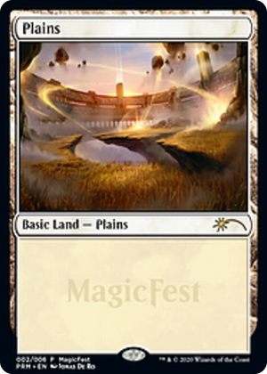 0002 Plains (2020) L MagicFest Cards