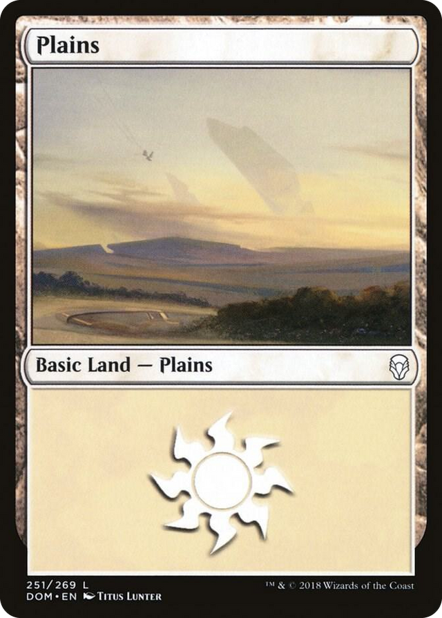 0251 Plains (251) L Dominaria