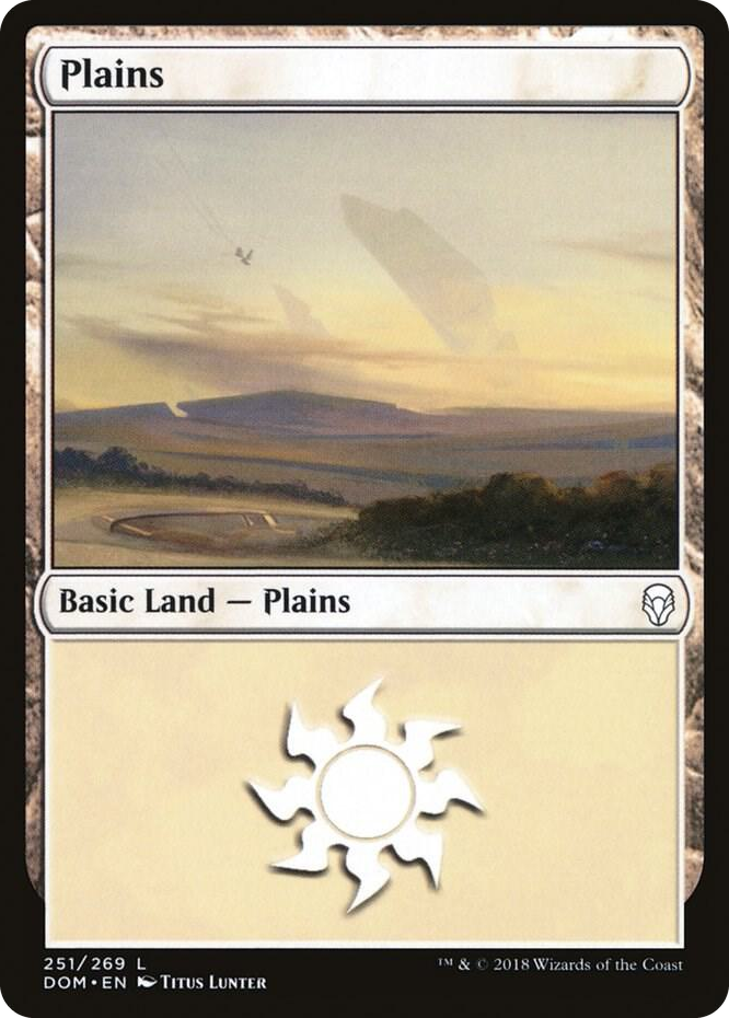0251 Plains (251) L Dominaria
