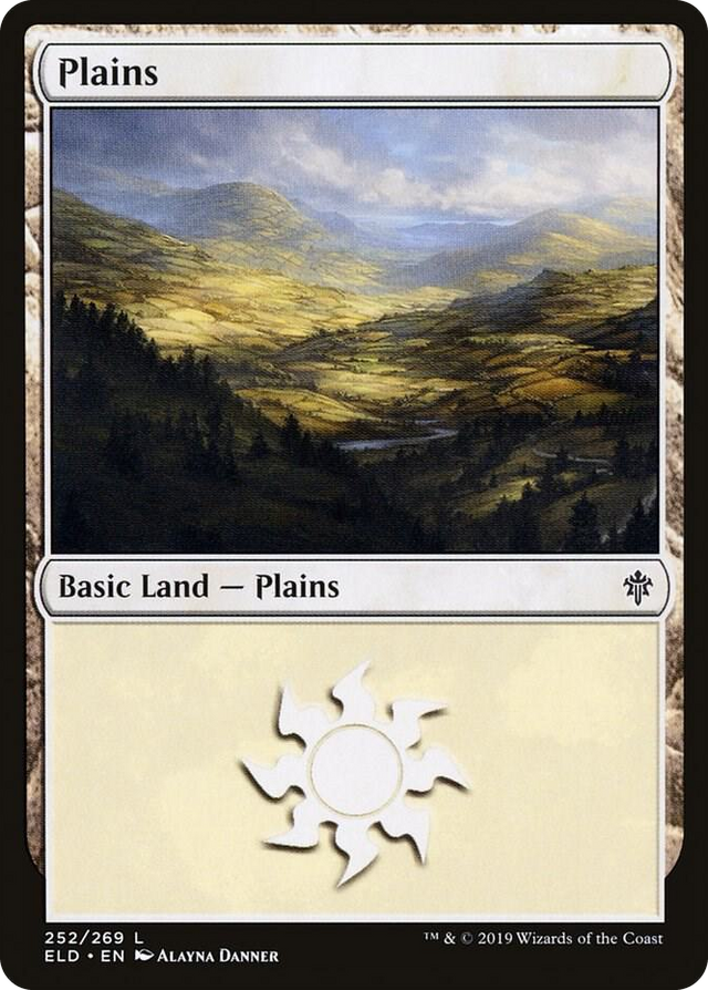 0252 Plains (252) L Throne of Eldraine