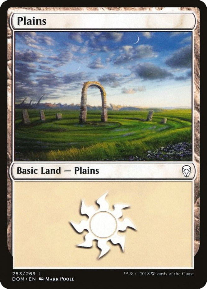 0253 Plains (253) L Dominaria