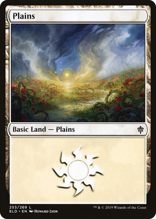 0253 Plains (253) L Throne of Eldraine