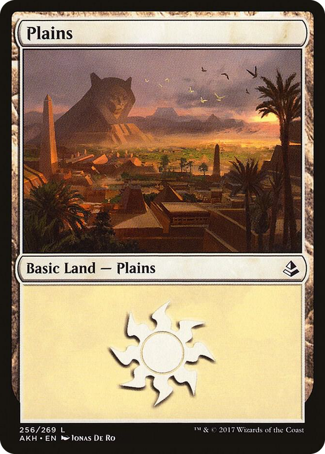 Plains (256) #256 L - Amonkhet Pokemon card