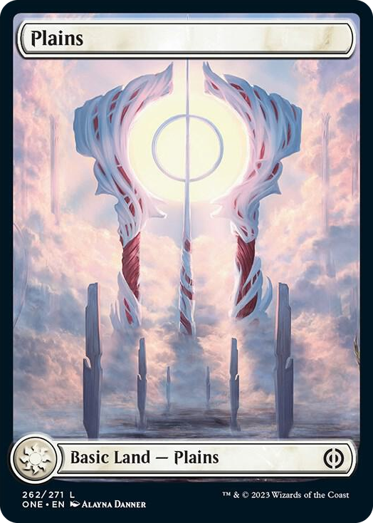 Plains (262) - Full Art #262 L - Phyrexia: All Will Be One Pokemon card