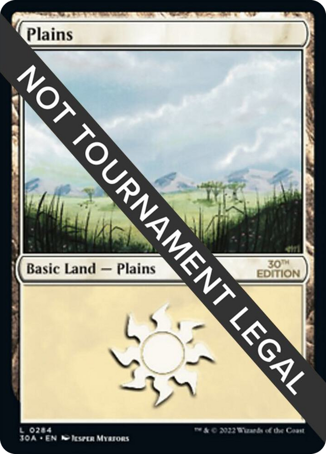 0284 Plains (284) L 30th Anniversary Edition