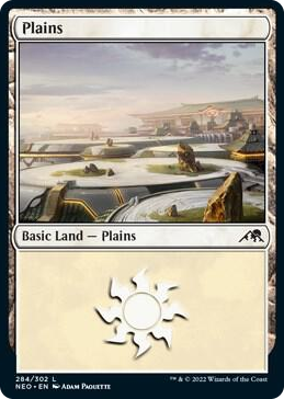 0284 Plains (284) L Kamigawa: Neon Dynasty