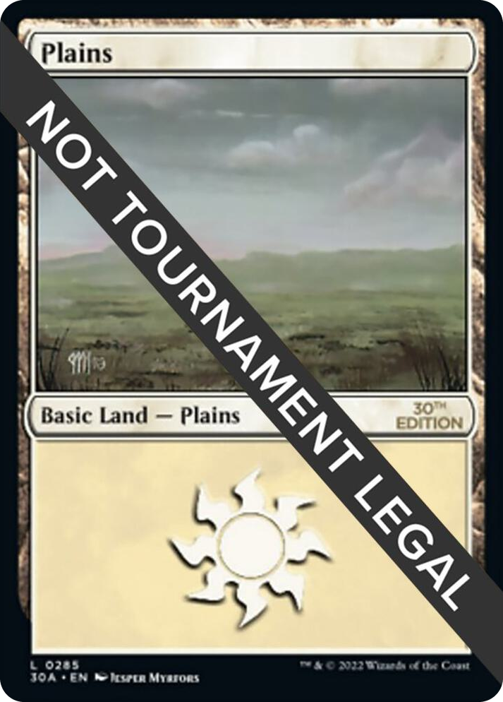 0285 Plains (285) L 30th Anniversary Edition