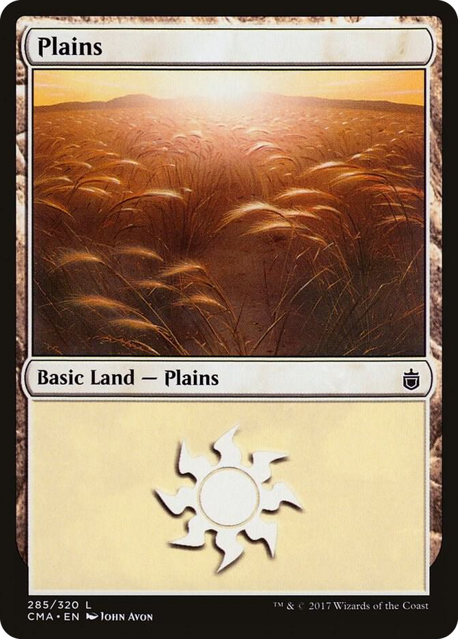 Plains (285) #285 L - Commander Anthology Pokemon card